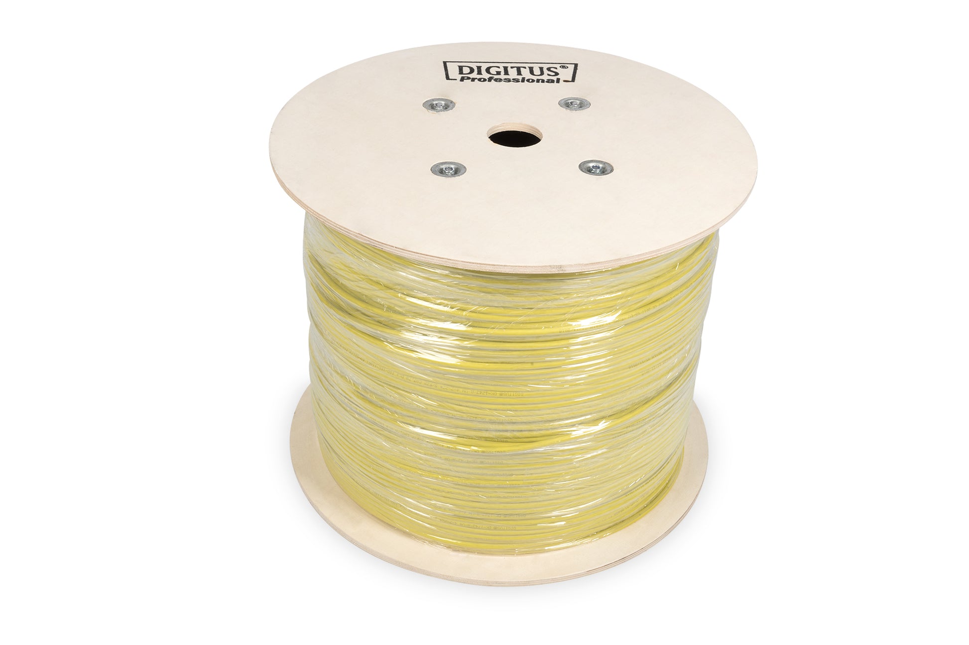Digitus CAT 7A Netzwerkkabel – 1000 m, gelb, geschirmt (S/FTP)