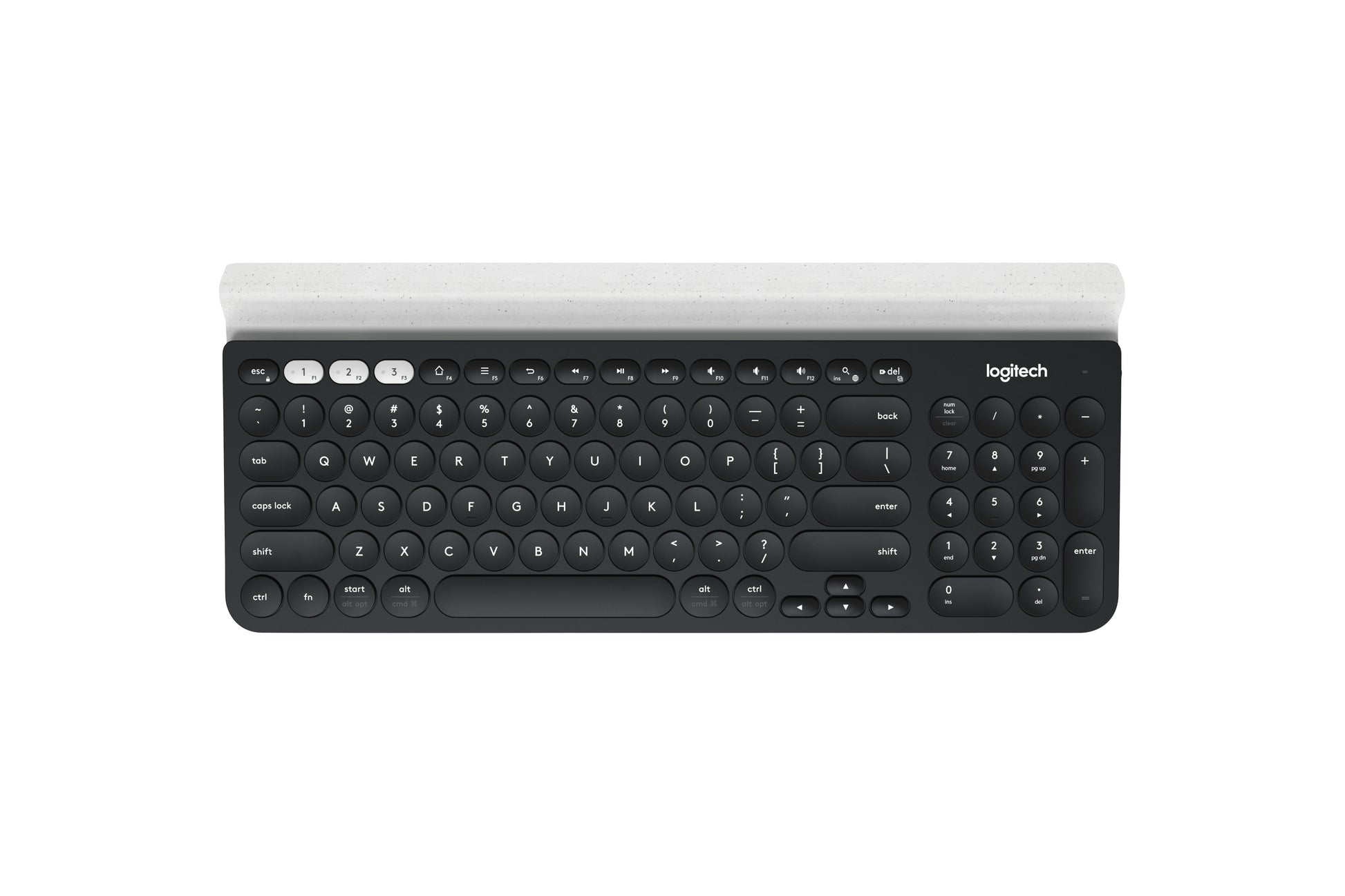 Logitech K780 – Tastatur, kabellos (Bluetooth/2,4 GHz), US-Layout (EN) – für Windows, macOS & ChromeOS