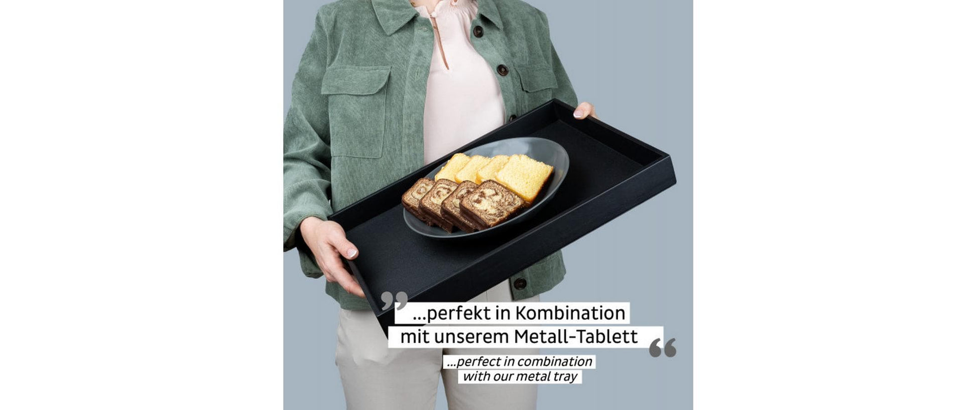 Silwy Frühstücksteller S0TE-1409-2-A – 2er Set, Ø 24,0 cm, H 3,7 cm, Kunststoff, Schwarz, stapelbar