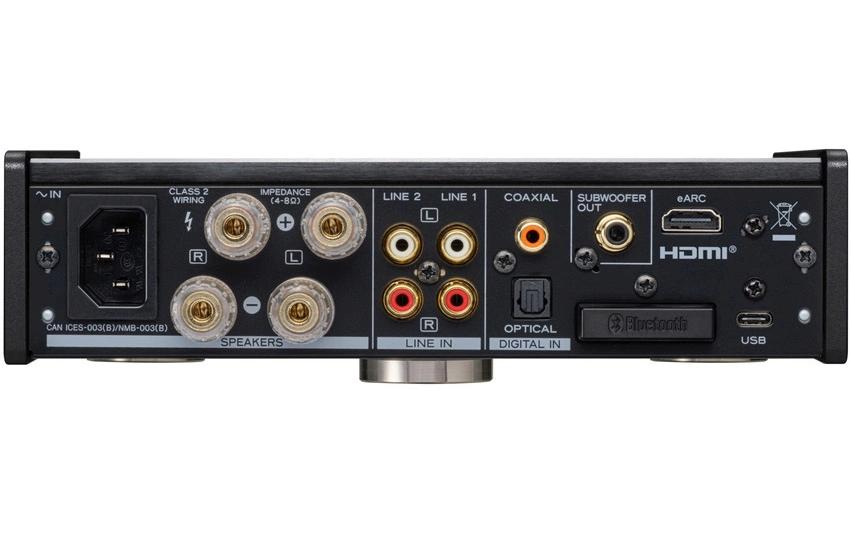 TEAC AI-303DA-X-B – Stereo-Verstärker, 25 W pro Kanal, Bluetooth, DAC, HDMI ARC, Schwarz