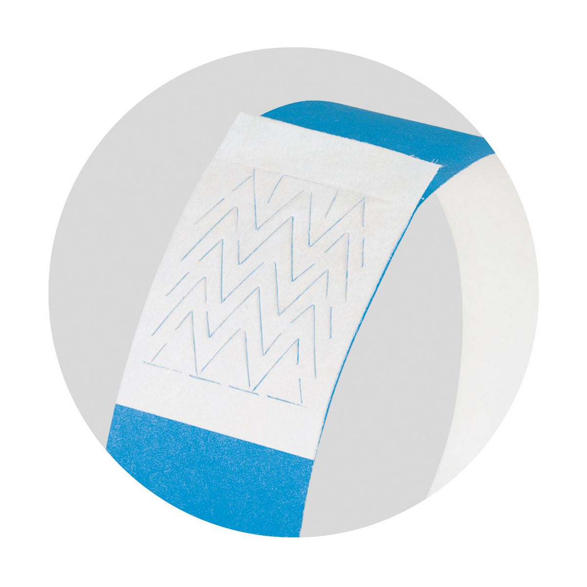 Sigel Event-Armband – 25 × 255 mm, Neonblau, Kunststoff, fortlaufend nummeriert – 120 Stk
