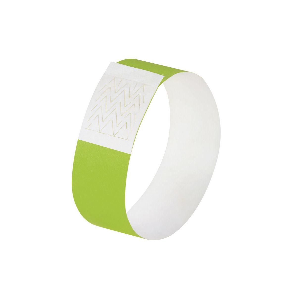 Sigel Event-Armband – 25 × 255 mm, Neongrün, Kunststoff, fortlaufend nummeriert – 120 Stk