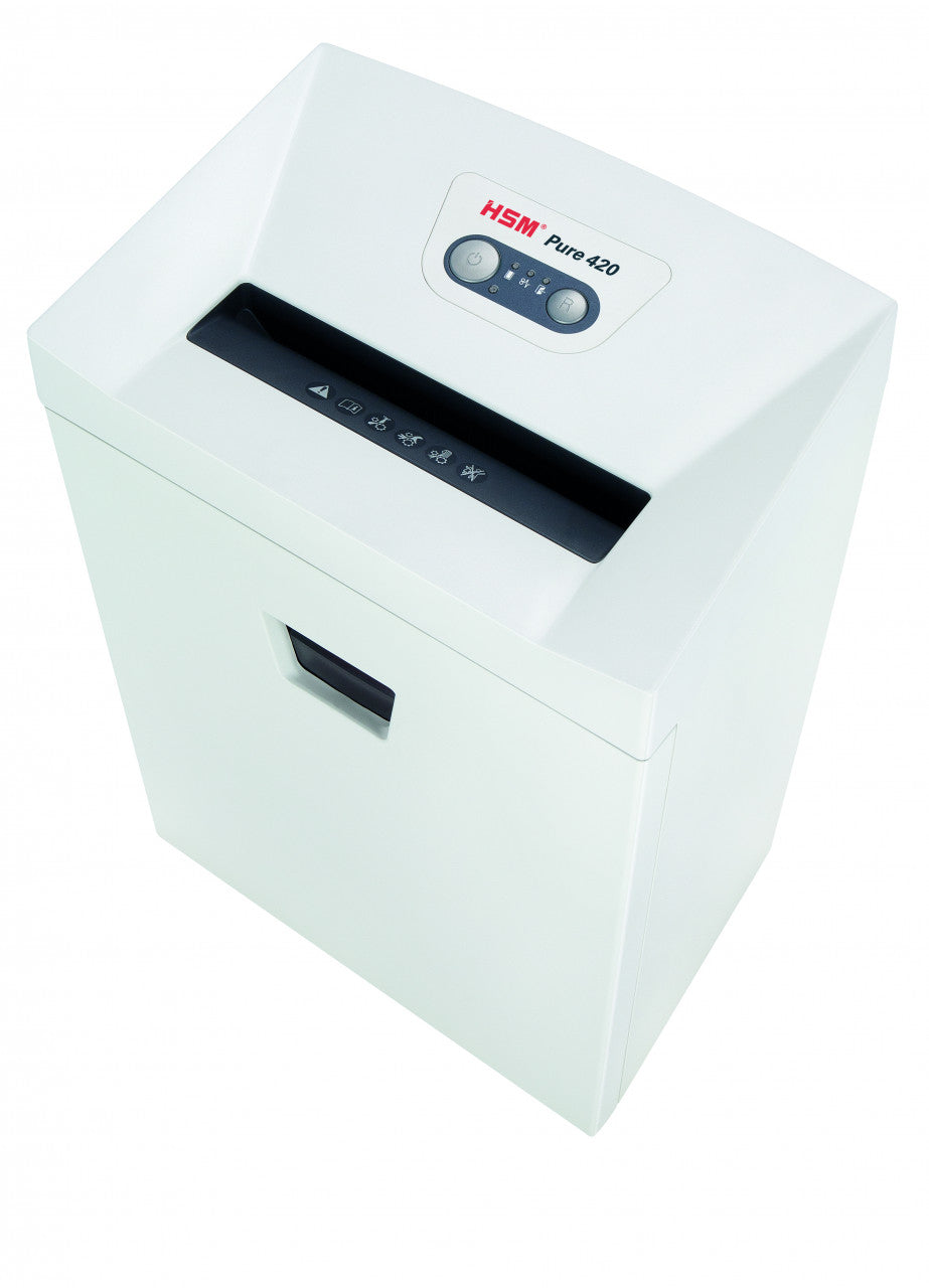 HSM Aktenvernichter, DIN P-4, Partikelschnitt 4,5 × 30 mm, 13–15 Blatt, 35 l