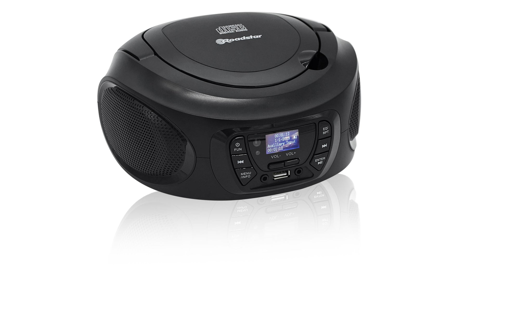 Roadstar CDR-375D+/BK – DAB-/Internetradio – Tischradio – DAB+, CD, USB – Schwarz