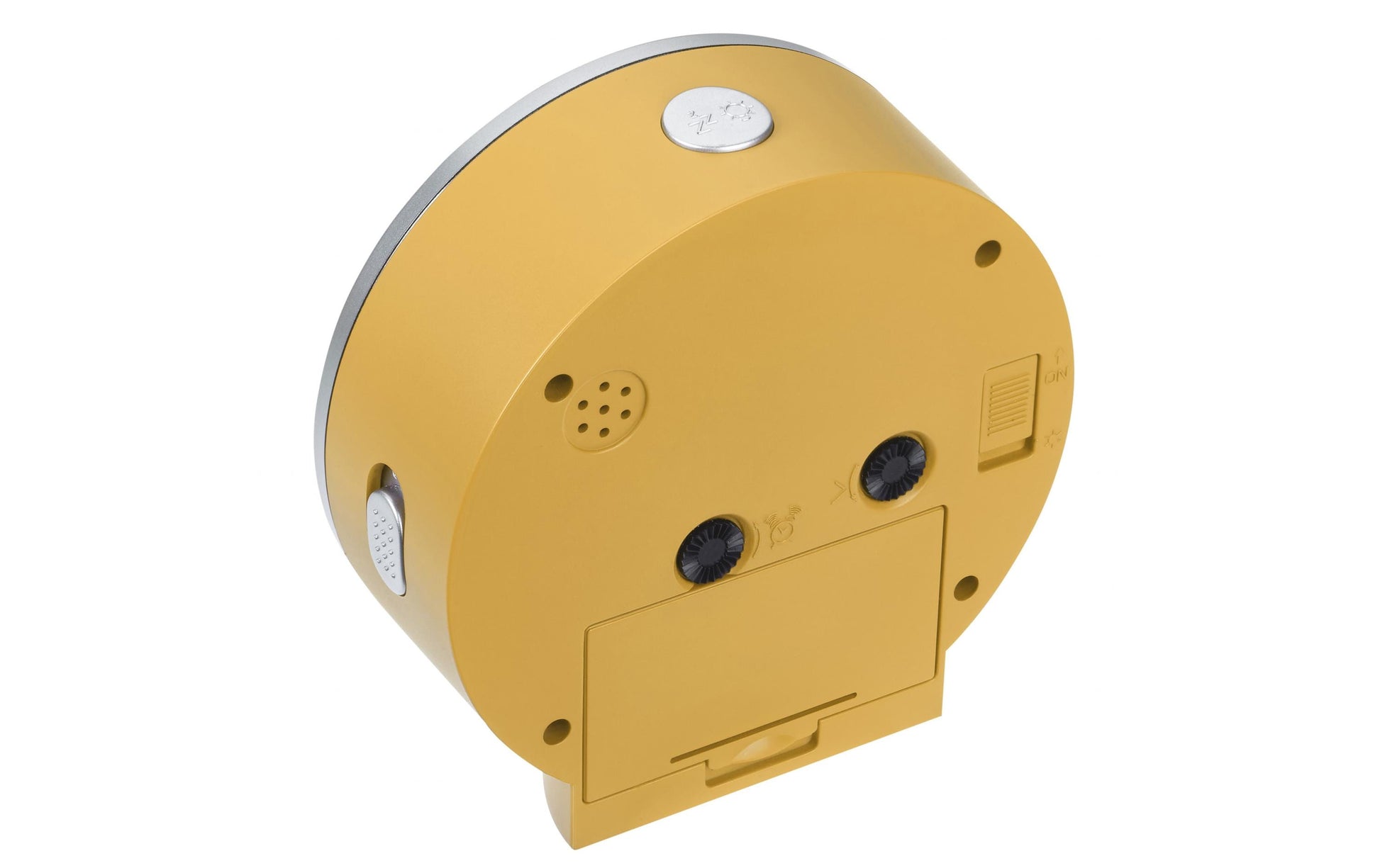 TFA-Dostmann TFA Dostmann Quarz-Wecker – Analog, Schlummerfunktion, 10,3 × 9,9 × 3,9 cm, Gelb, Kunststoff