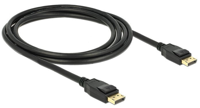 DeLOCK DisplayPort Kabel DP 1.2 – 4K 60 Hz – 2 m