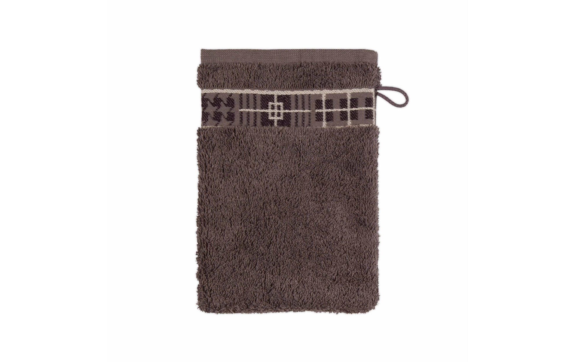 Frottana Waschlappen Fjord – 15×20 cm, Baumwolle, 500 g/m², Aschbraun