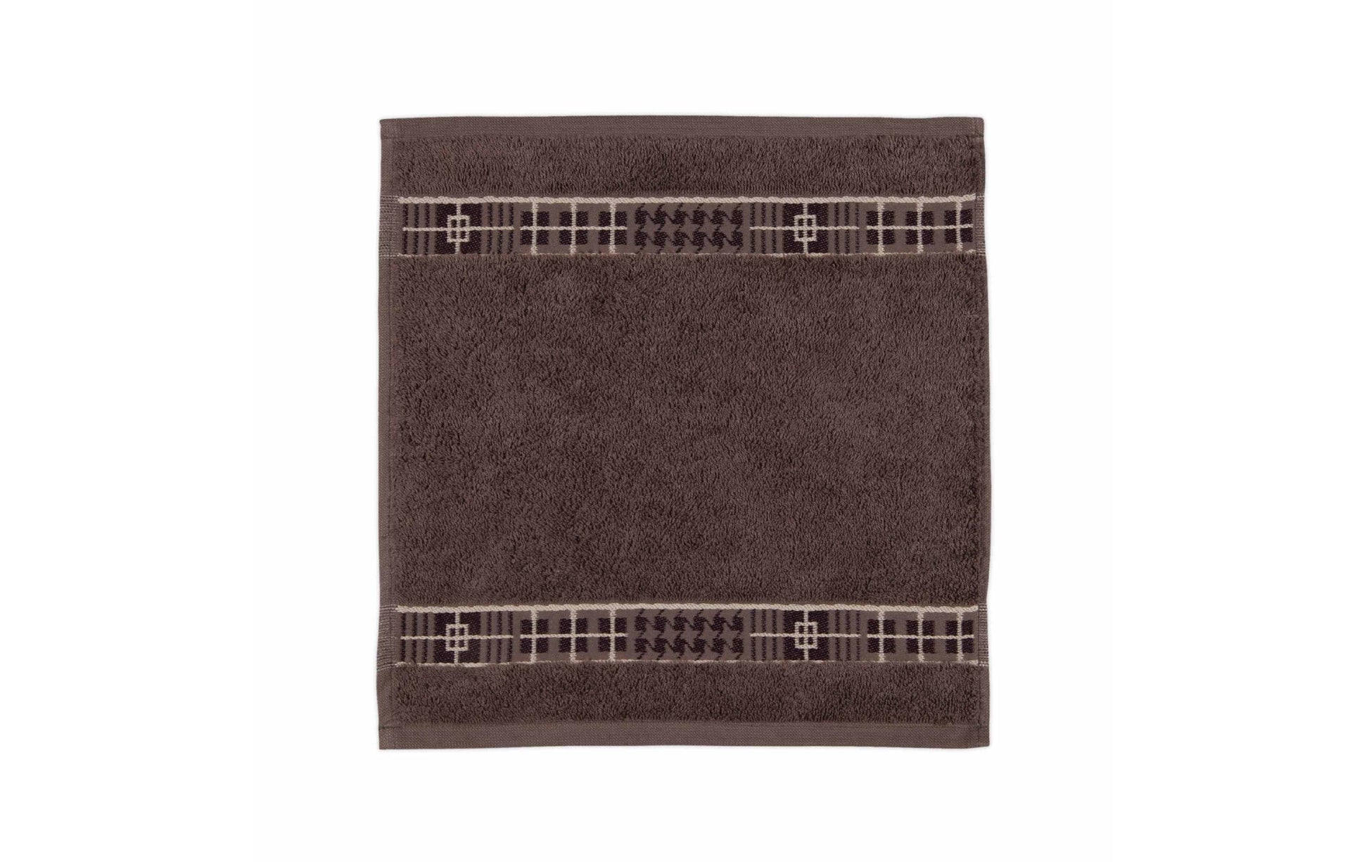 Frottana Waschlappen – 30 × 30 cm – Baumwolle – Aschbraun