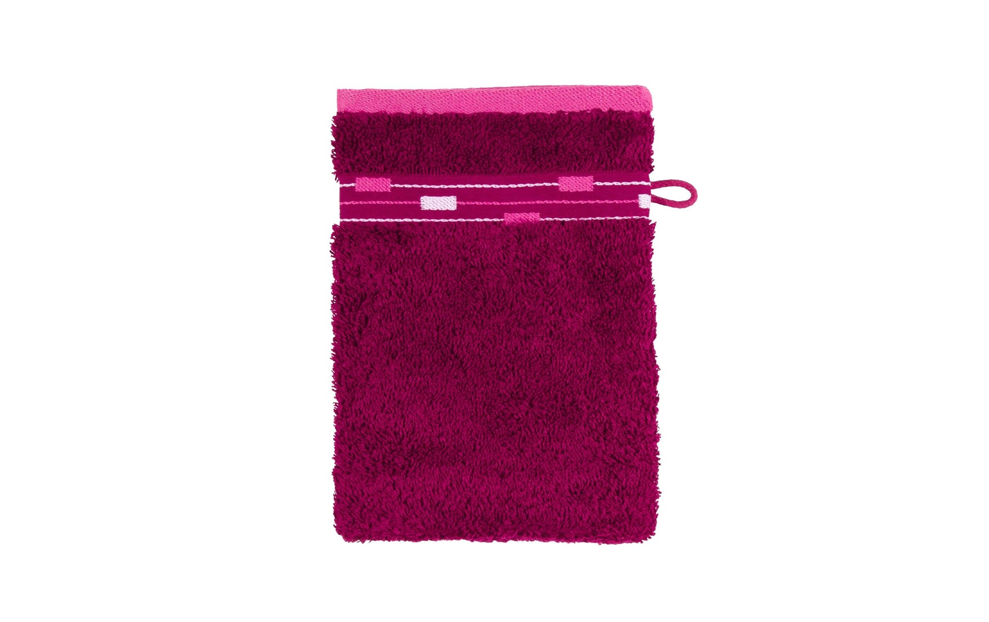 Frottana Waschhandschuh Magic – 15×20 cm, Baumwolle, 500 g/m², Beere