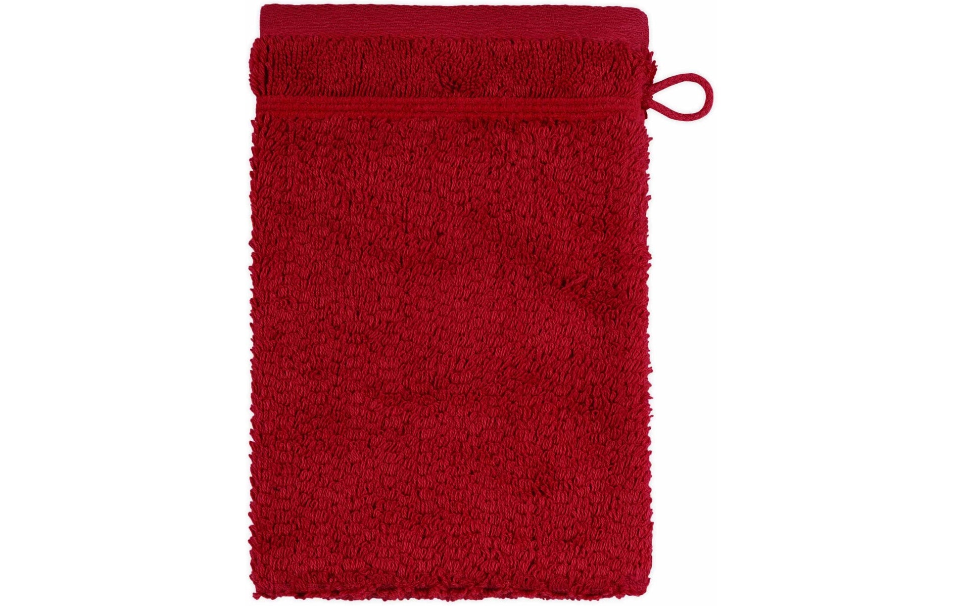 Frottana Waschhandschuh – 15 × 20 cm – Baumwolle – Rot