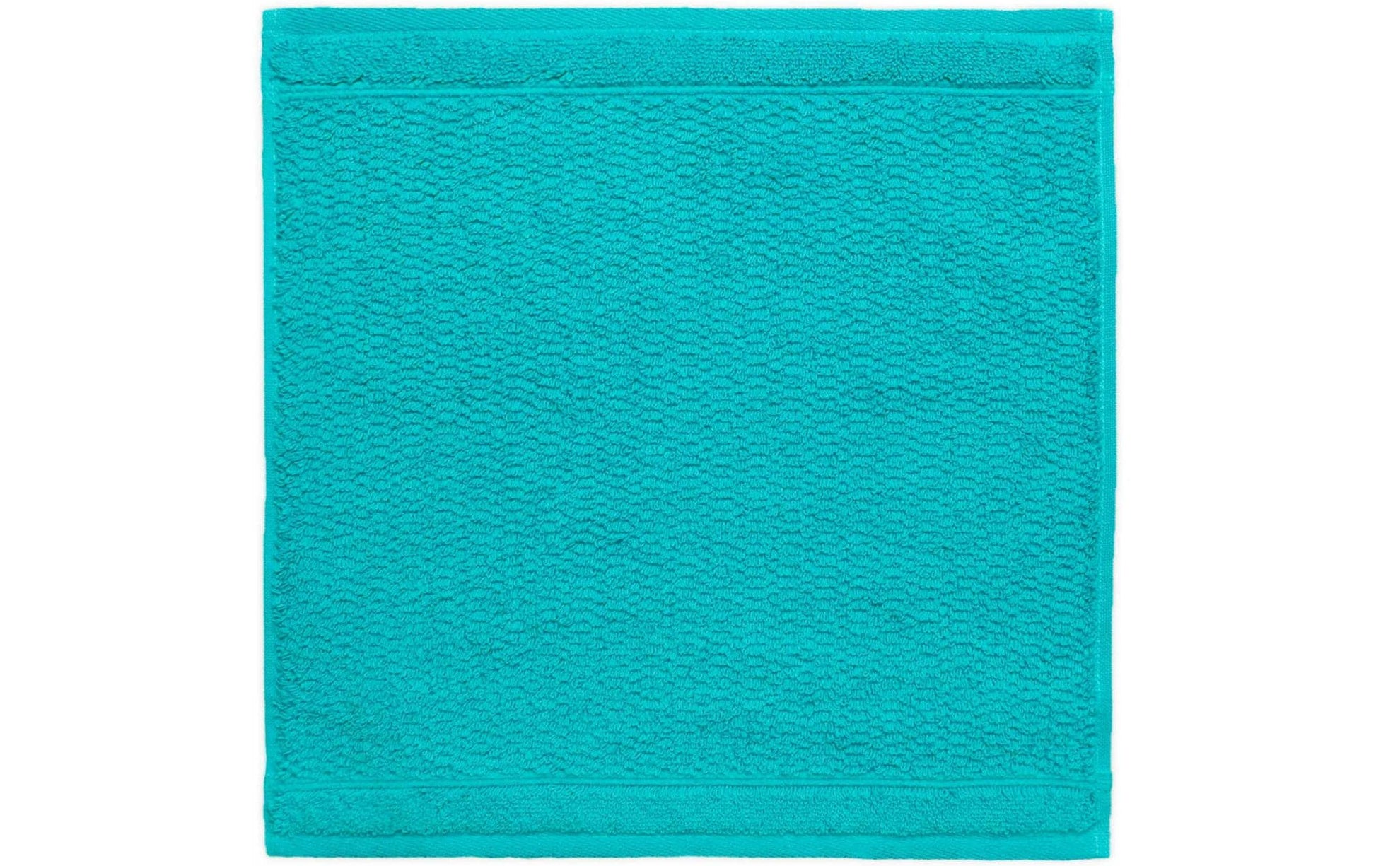 Frottana Waschlappen Pearl – 30 × 30 cm – Baumwolle – türkis