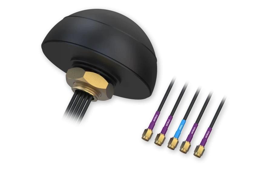 Teltonika PR1KCL28 – Dachantenne, 698–960/1710–2690 MHz, GNSS 1575,42 ± 3 MHz, 3 dBi, SMA (männlich), IP67