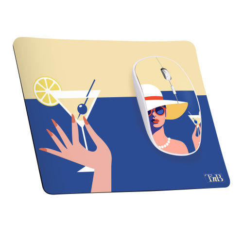 T'nB COCKTAIL EXCLUSIV – Maus – Kabellos (2,4 GHz), beidhändig, mehrfarbig