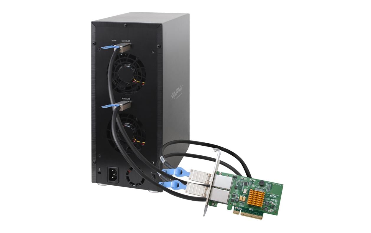 Highpoint RS6418TS – 8-Bay Gehäuse – SATA, für 2,5" HDD/SSD
