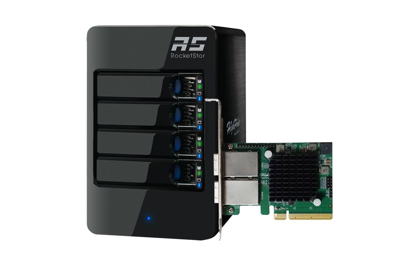 Highpoint RS6414TS – 4-Bay Gehäuse – für 2,5" HDD/SSD, SATA