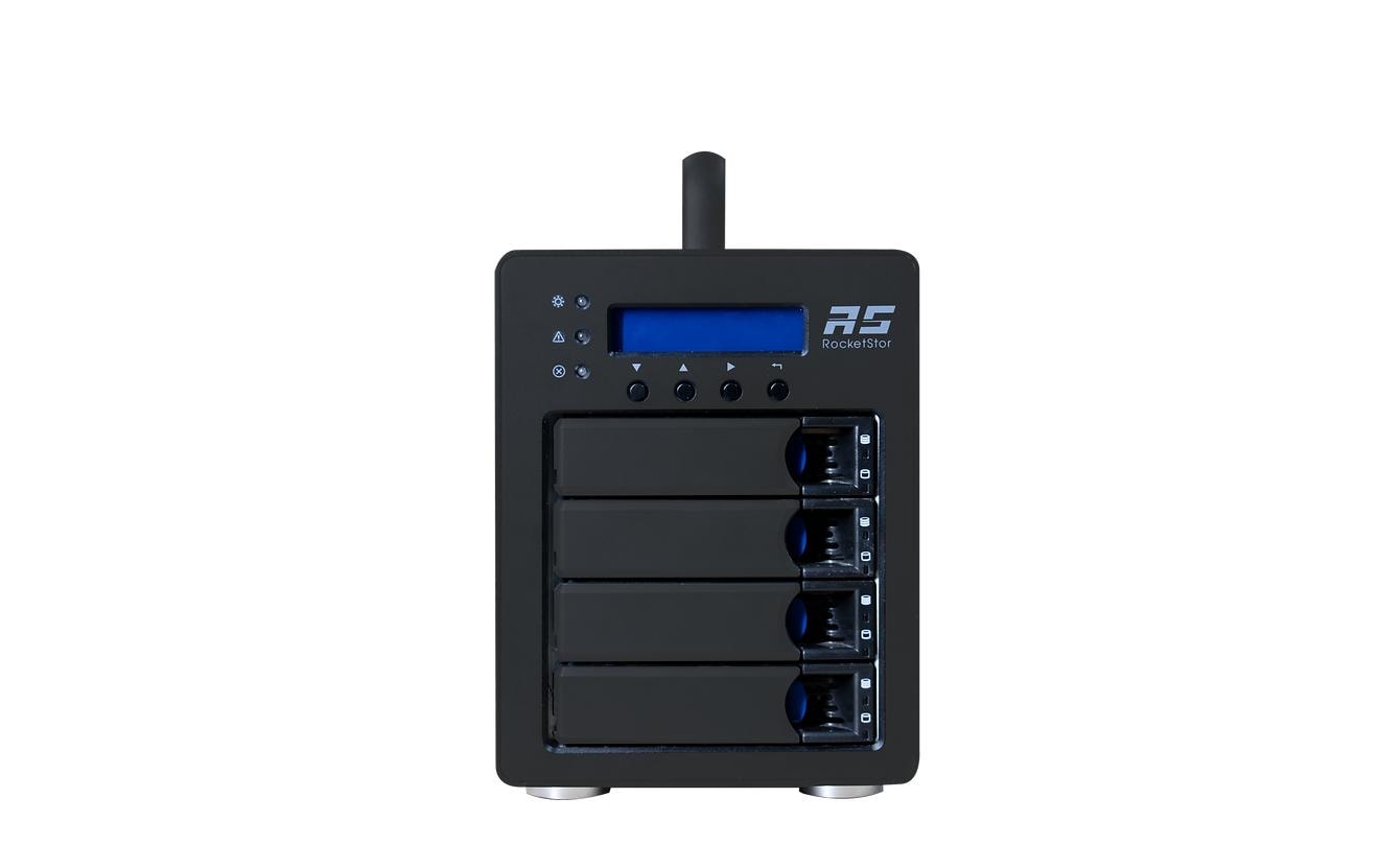 Highpoint RS6434TS – 4-Bay Desktop Gehäuse – SFF-8644, für 2,5" HDD/SSD, SAS
