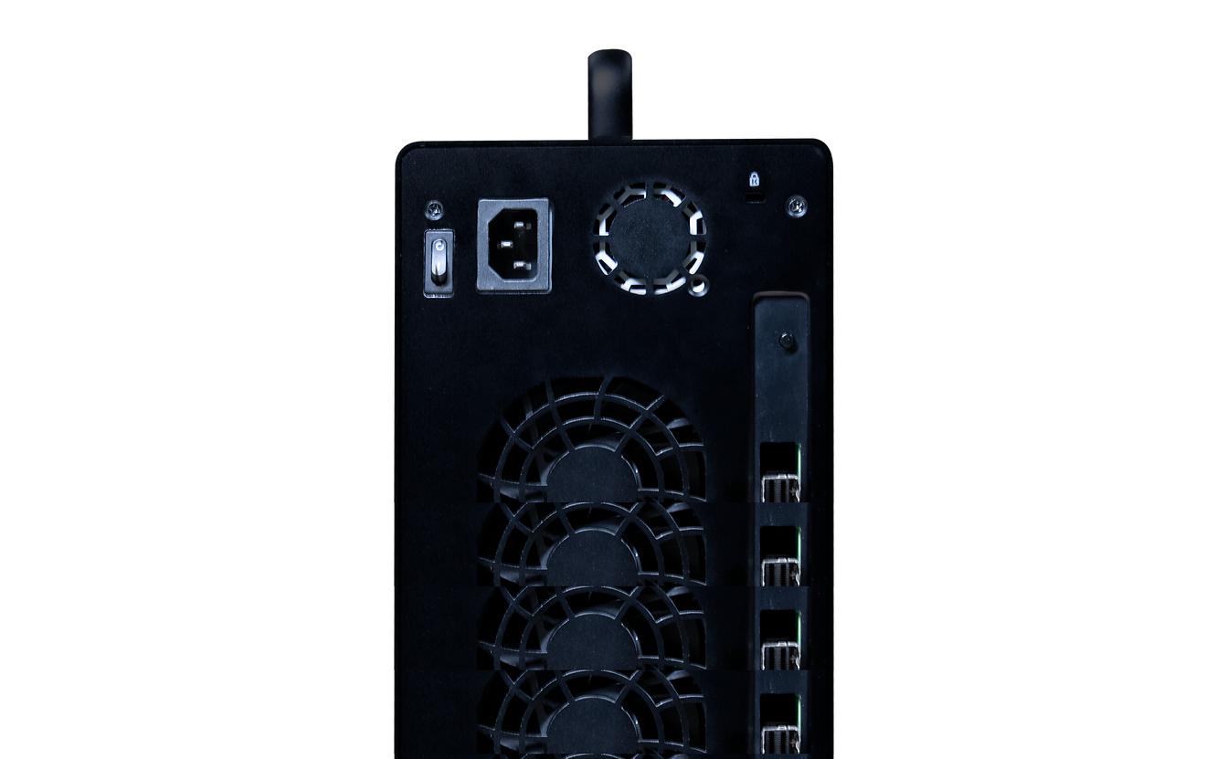 Highpoint RRS6434S – 4-Bay Desktop-Gehäuse – für 2,5" HDD/SSD, SATA