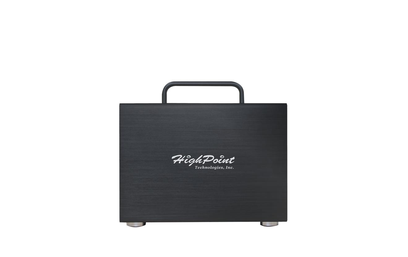 Highpoint RS6434TS – 4-Bay Desktop Gehäuse – SFF-8644, für 2,5" HDD/SSD, SAS