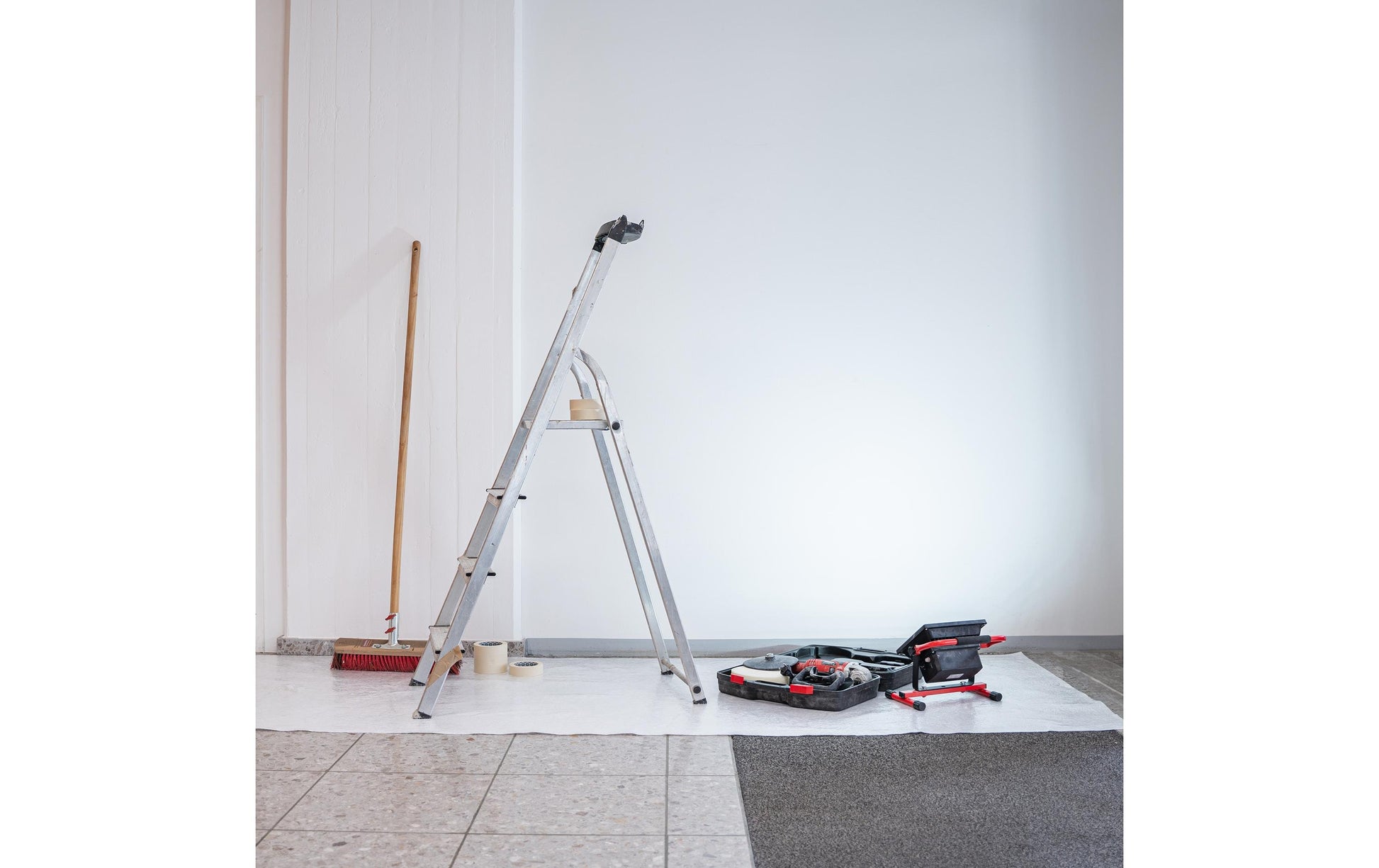 Floorone Abdeckvlies Premium – Rolle 1 m × 50 m, 180 g/m²