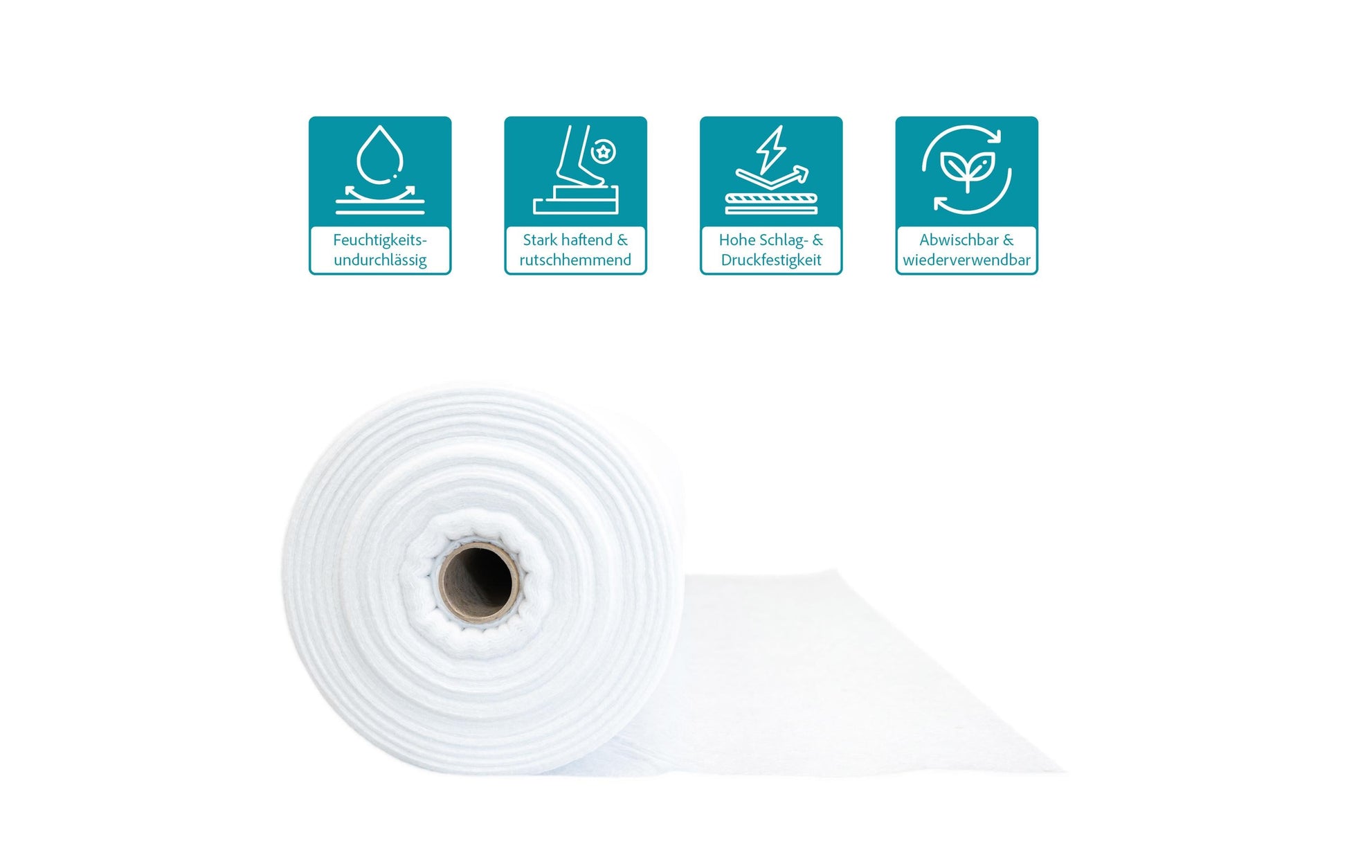 Floorone Abdeckvlies Premium – Rolle 1 m × 50 m, 180 g/m²