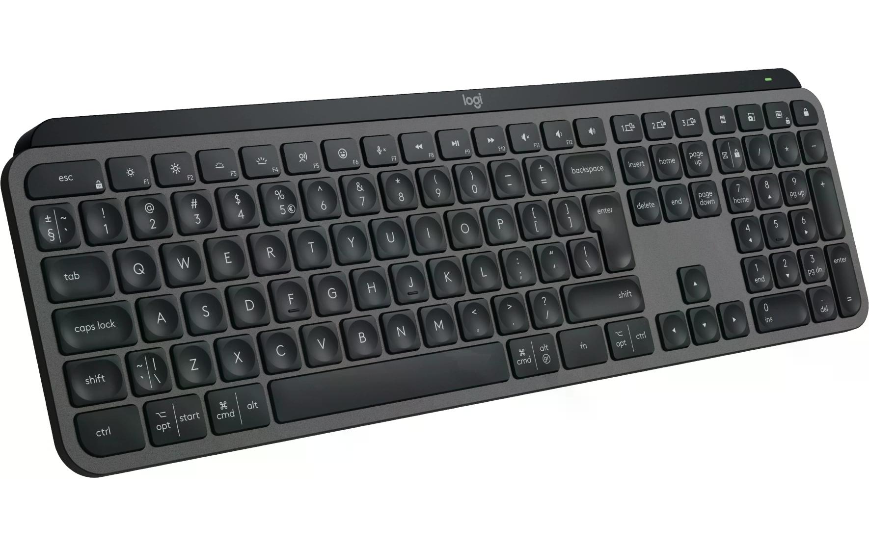 Logitech MX KEYS S – Tastatur, US-Layout (EN), Graphit