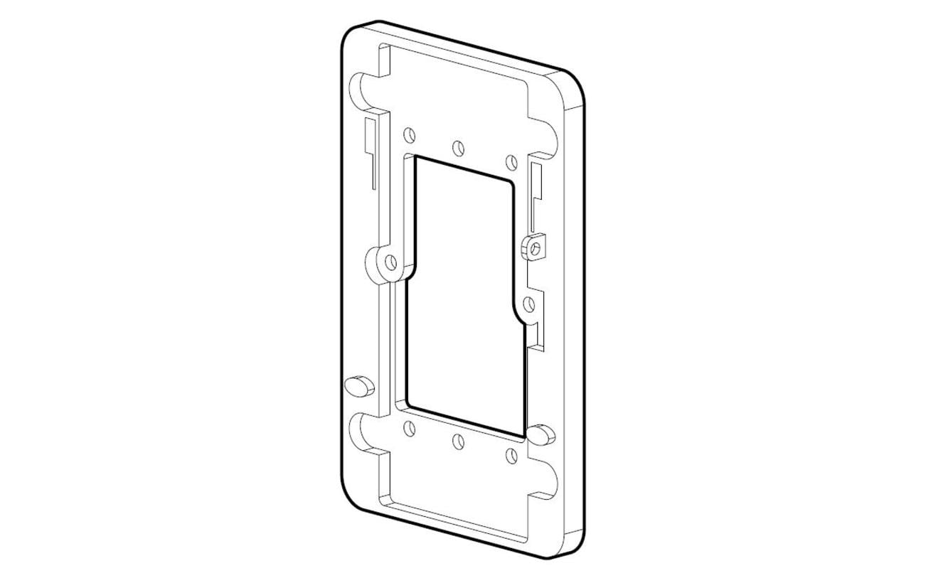 HPE Aruba AP-500H-MNT1 – WLAN-Zugangspunkt-Halterung, für Aruba AP-505H