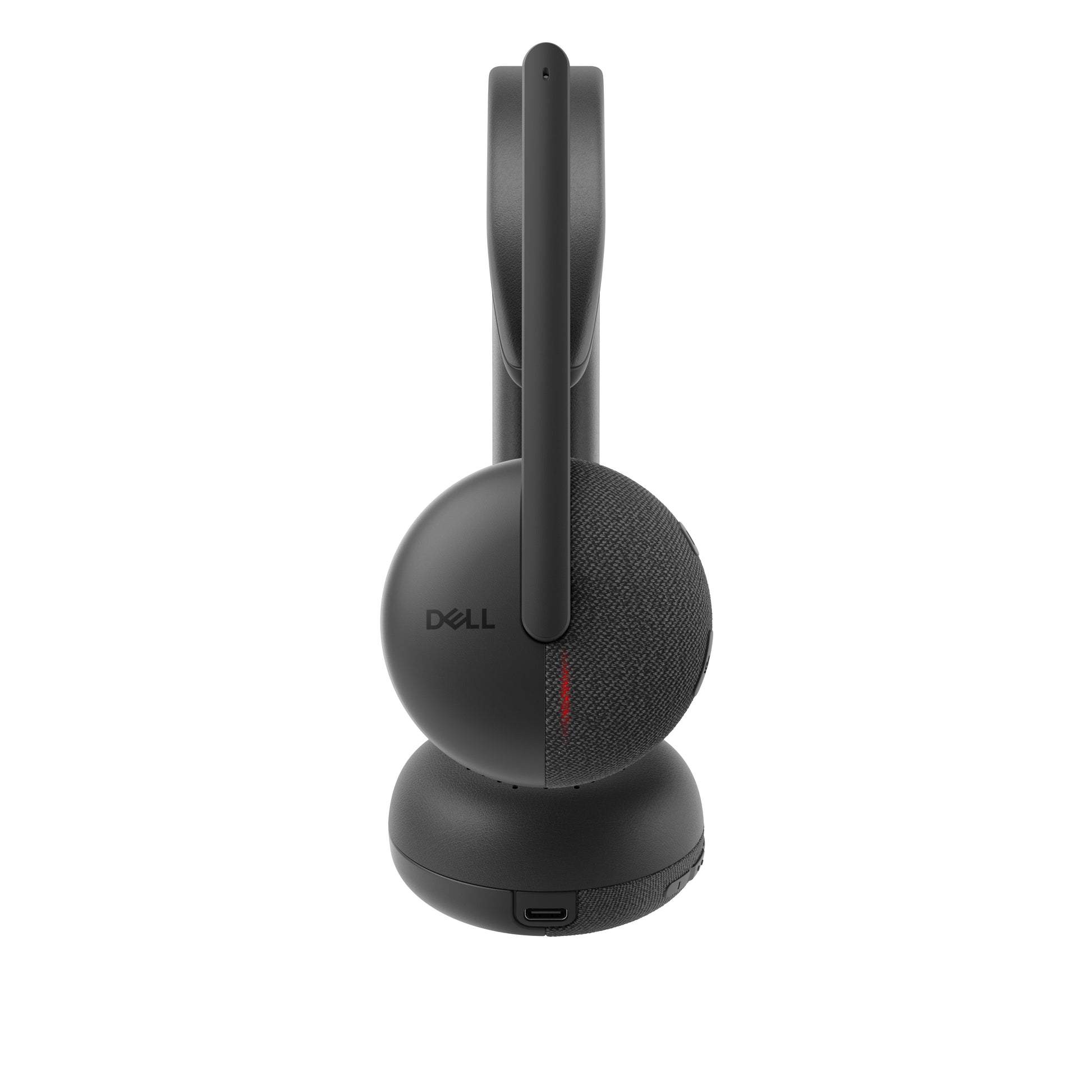DELL WL3024 Office-Headset – On-Ear, Stereo, Kabel + BT, Schwarz, BT 5,3