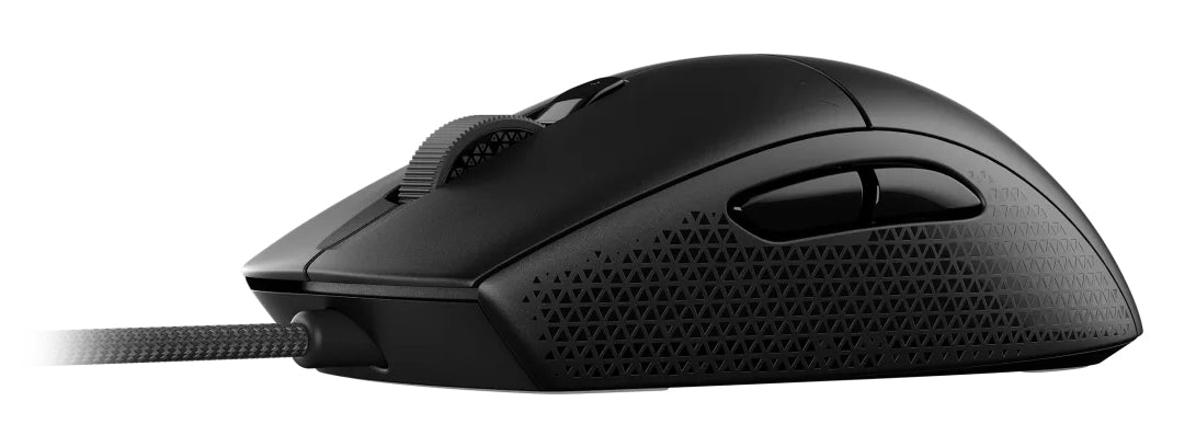 Corsair M55 Gaming-Maus – kabelgebunden, USB-A, 16'000 dpi, 6 Tasten, beidhändig, RGB-Beleuchtung, schwarz