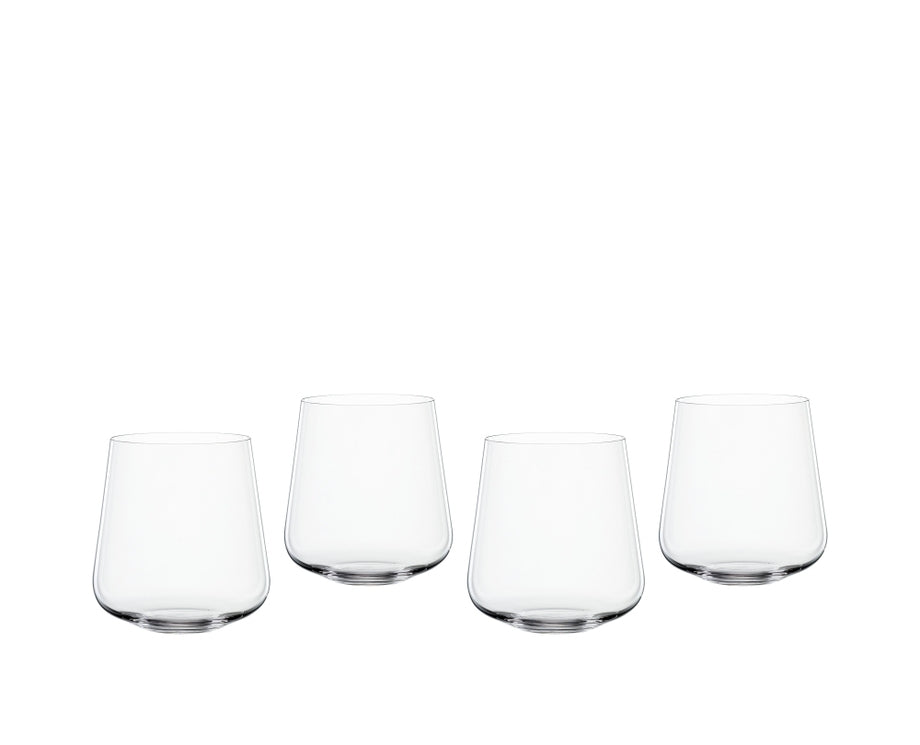 Spiegelau Trinkglas Definition – 4er Set, 430 ml, Ø 9 cm, Kristallglas, Transparent, spülmaschinenfest