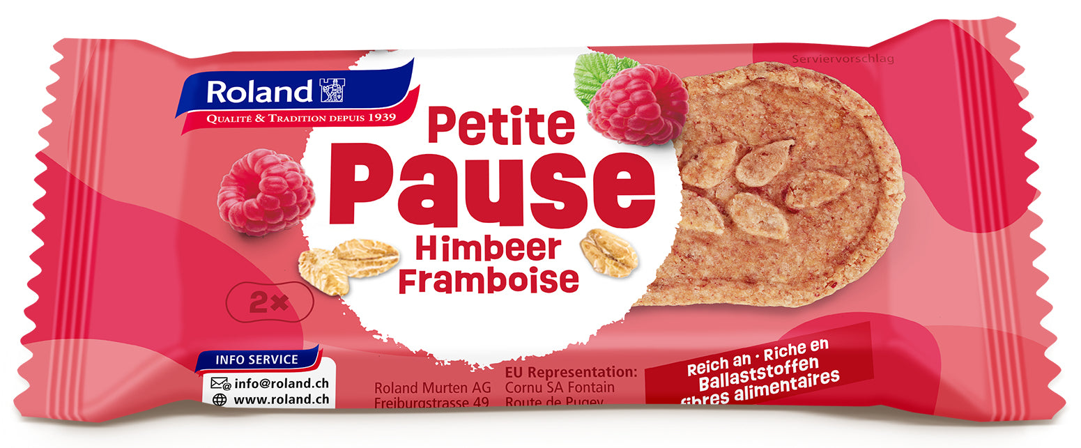 Roland Foods Petite Pause Guetzli – Himbeere – 105 g
