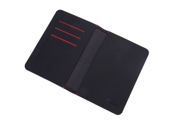 TROIKA Reise-Organizer – Kunstleder, Schwarz, 103 × 145 × 5 mm