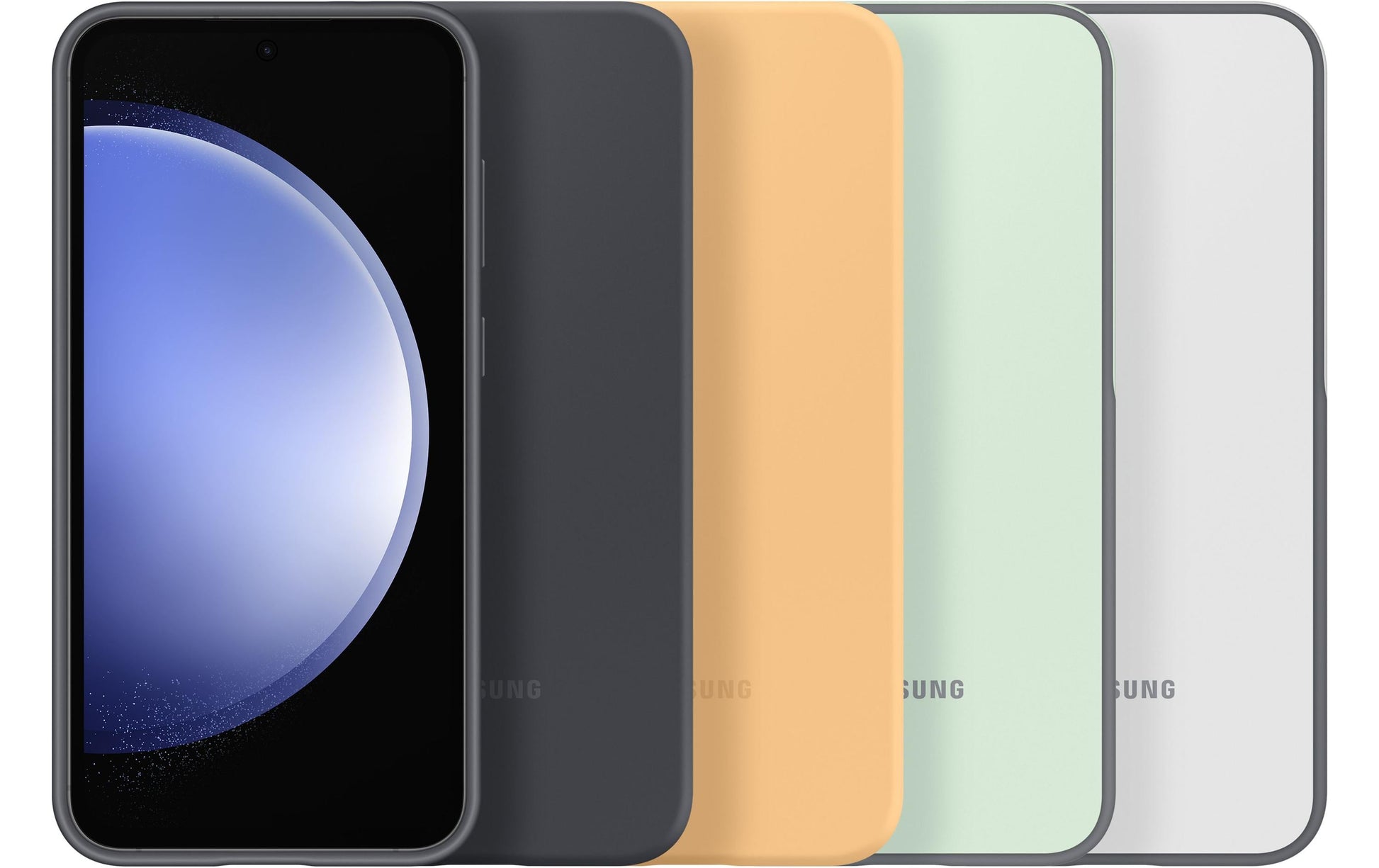 Samsung Silikonhülle – Rückcover – für Samsung Galaxy S23 FE, Silikon, Weiss