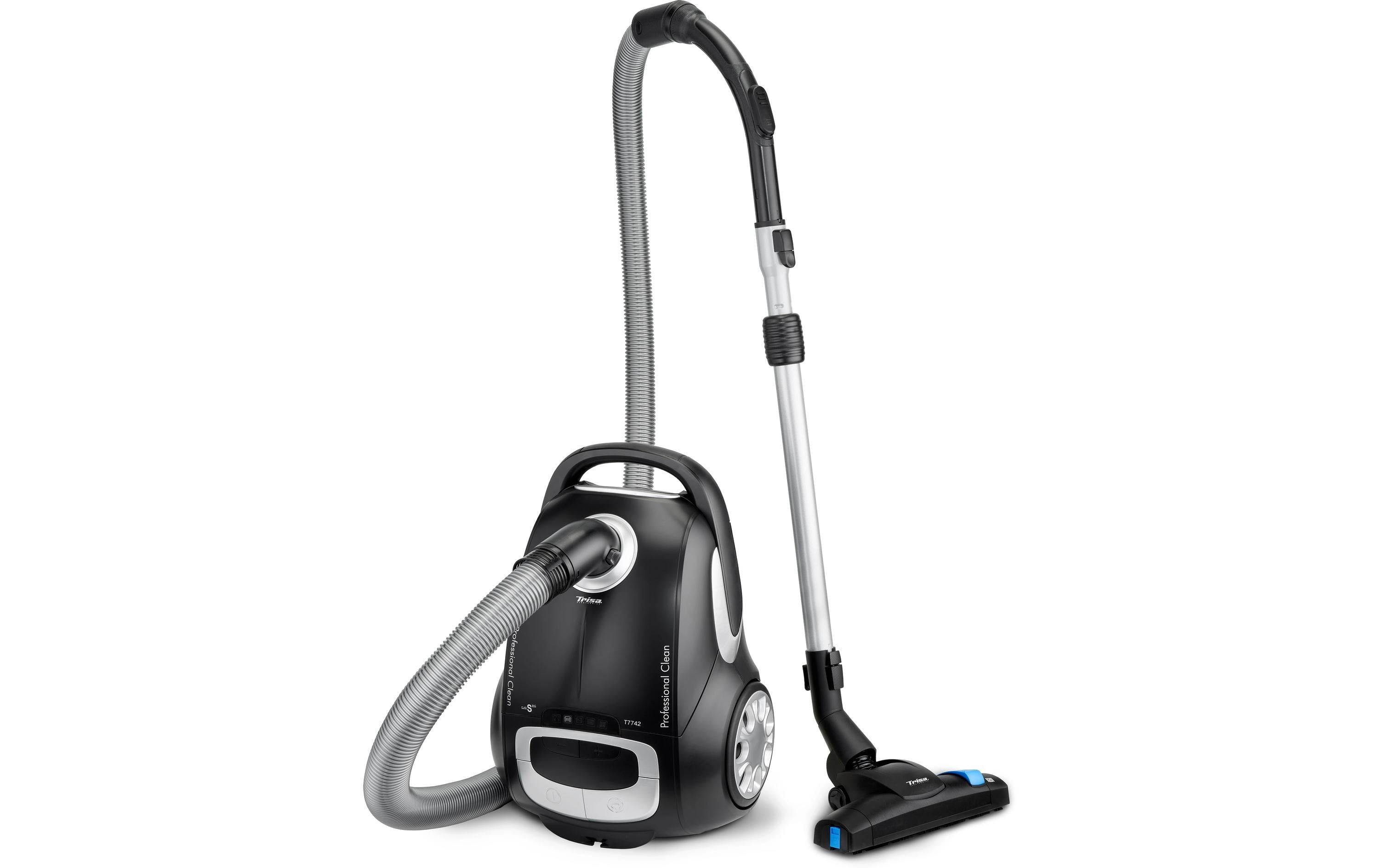 Trisa Bodenstaubsauger Professional Clean T7742 – mit Beutel, 800 W, 1 l, HEPA 13