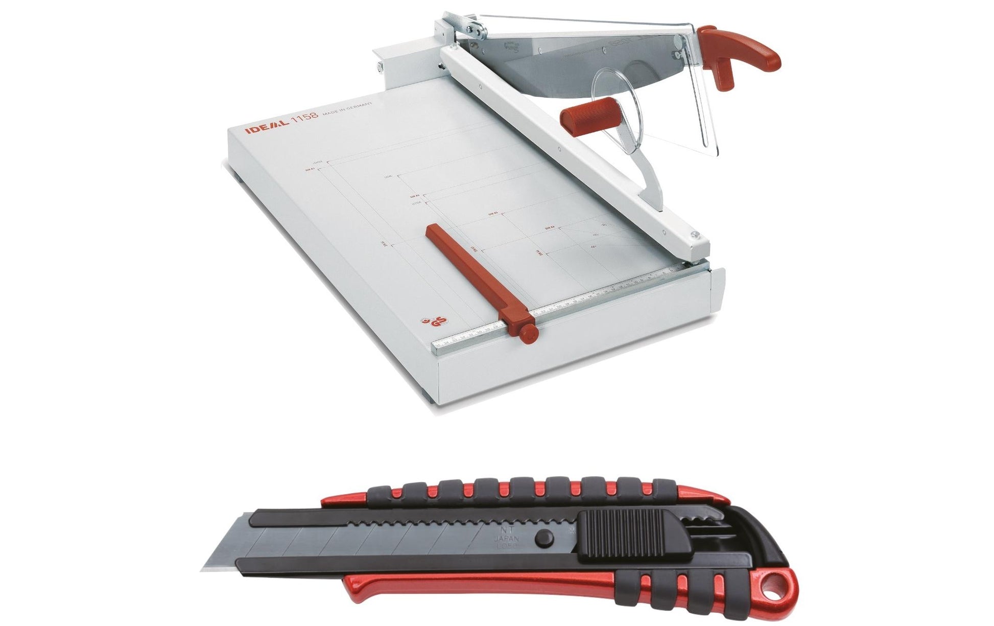 Ideal Hebel-Schneidemaschine 1158 – 580 mm, bis A3, 40 Blatt