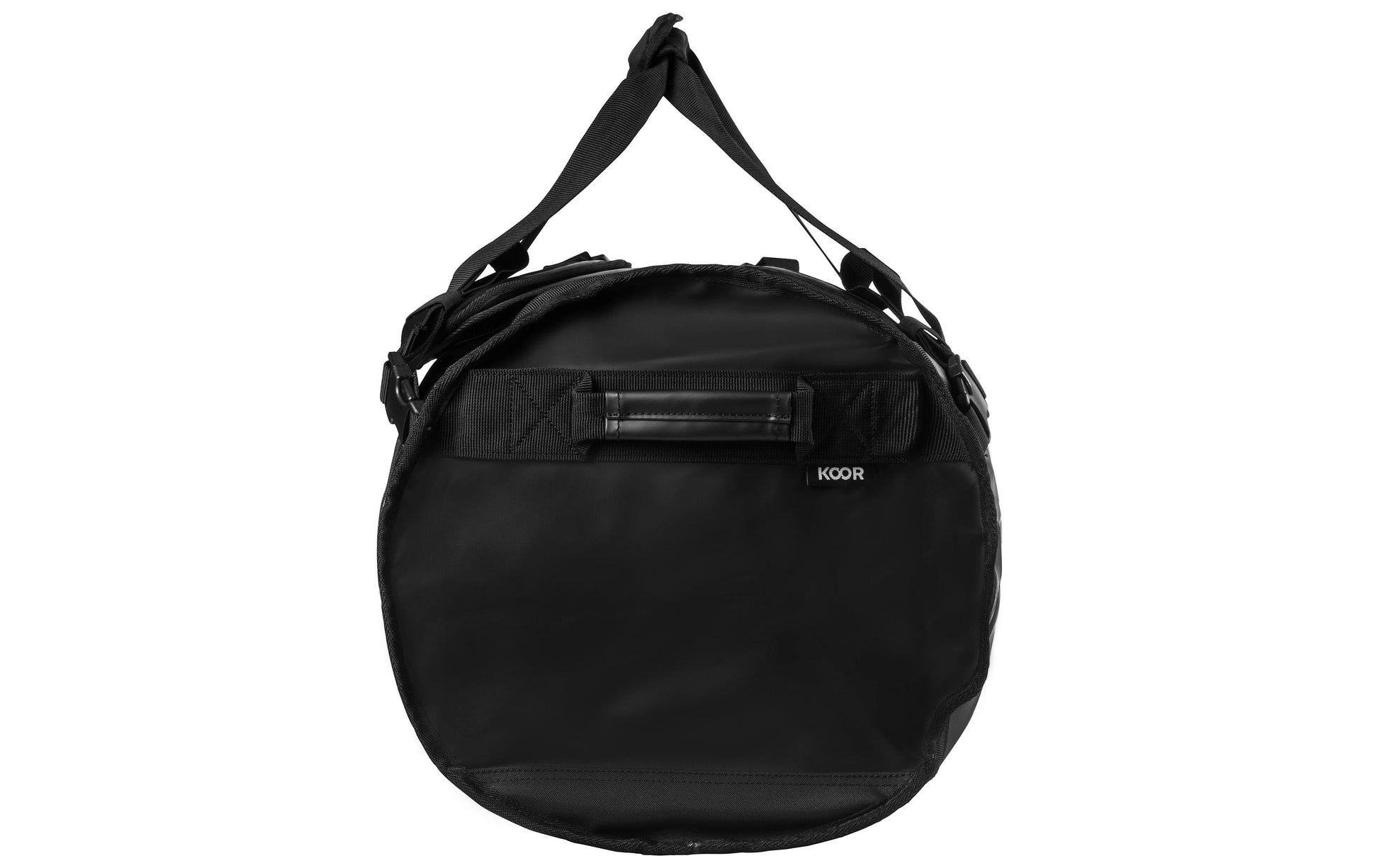 KOOR Sporttasche Sooma – 50 l, aus rPET, schwarz, 37 × 40,5 × 60,5 cm