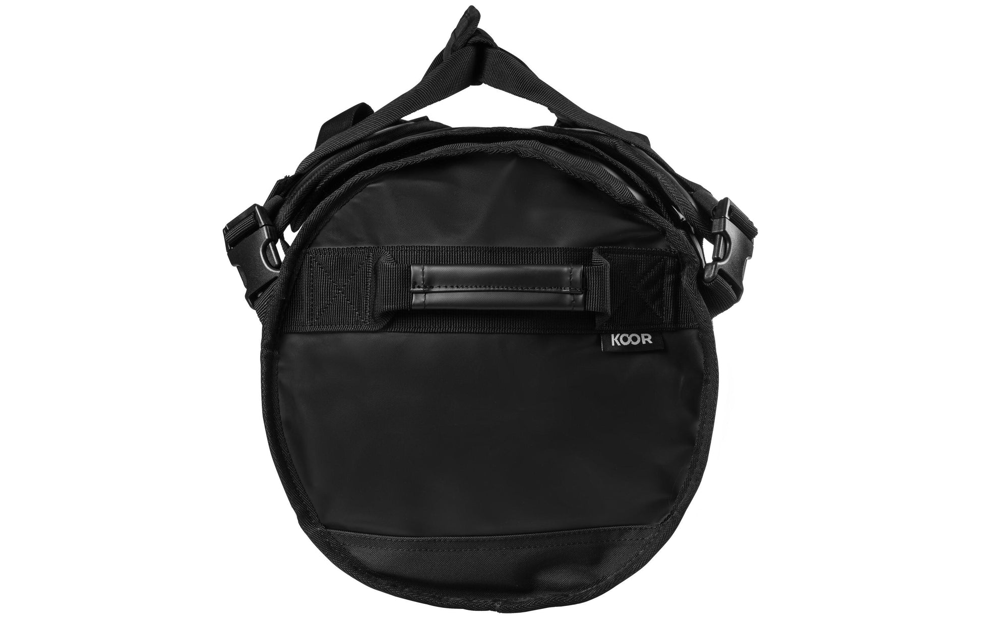 KOOR Sporttasche – 30 l, aus rPET, schwarz, 30,5 × 40 × 50 cm