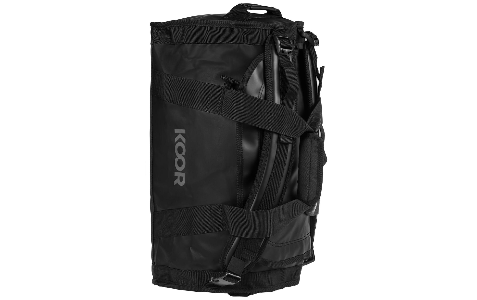 KOOR Sporttasche – 30 l, aus rPET, schwarz, 30,5 × 40 × 50 cm
