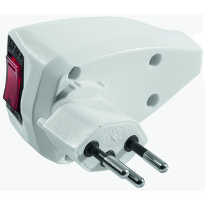 Steffen Reset-Stecker T12 – Resetschalter, gewinkelt, Schraubklemme, Weiss
