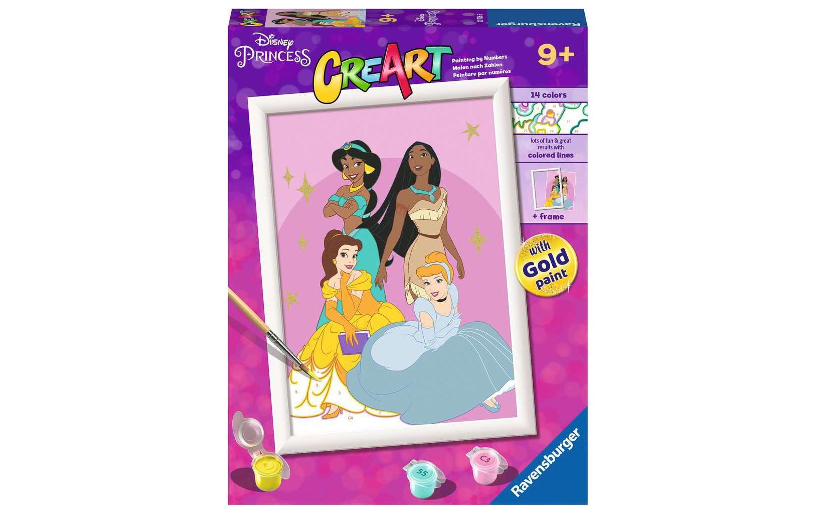 Ravensburger CreArt – Malen-nach-Zahlen-Set – Disney Princess – ab 9 Jahren