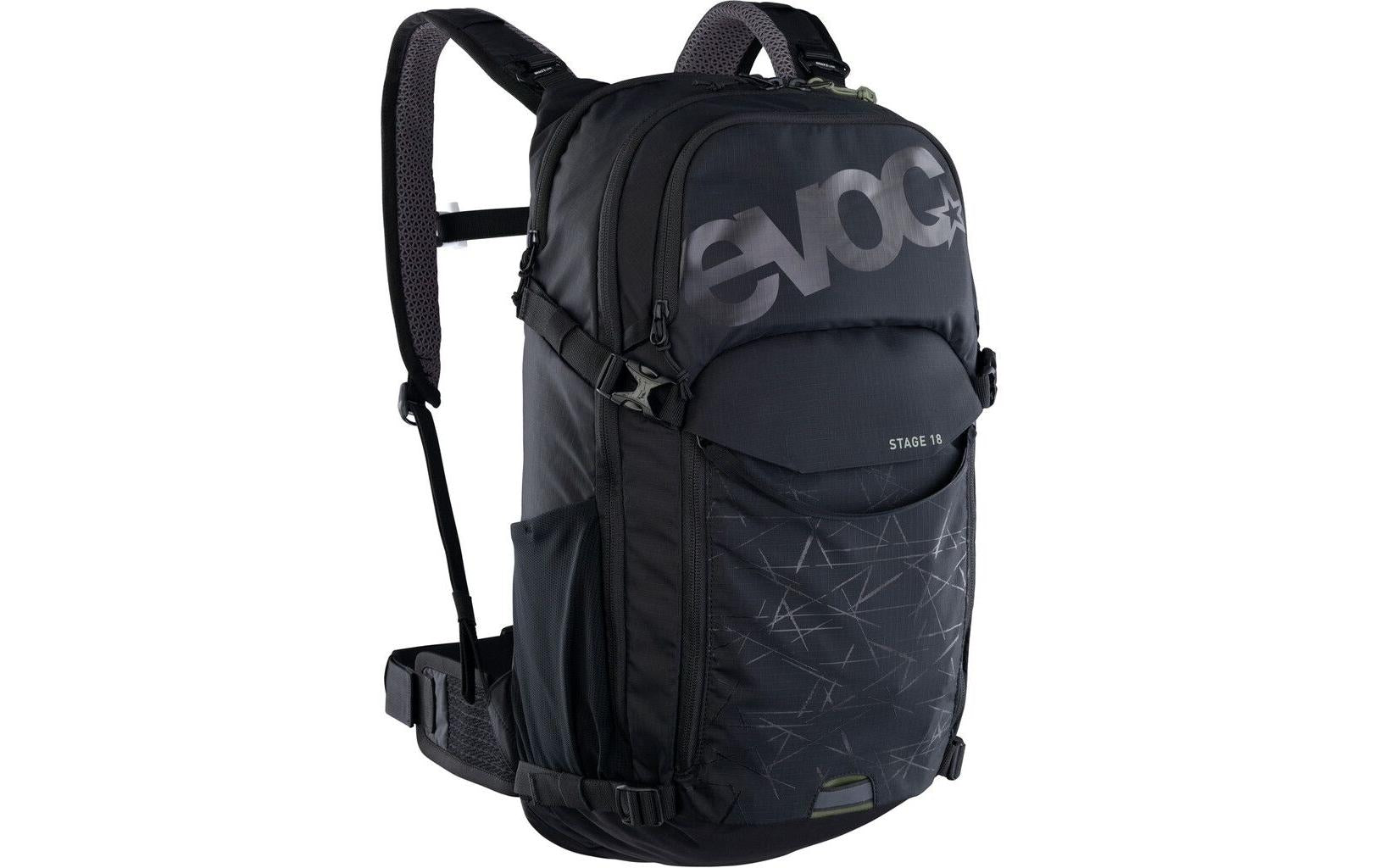 EVOC Stage – Bike-Rucksack – 18 l, Trinksystem, Schwarz