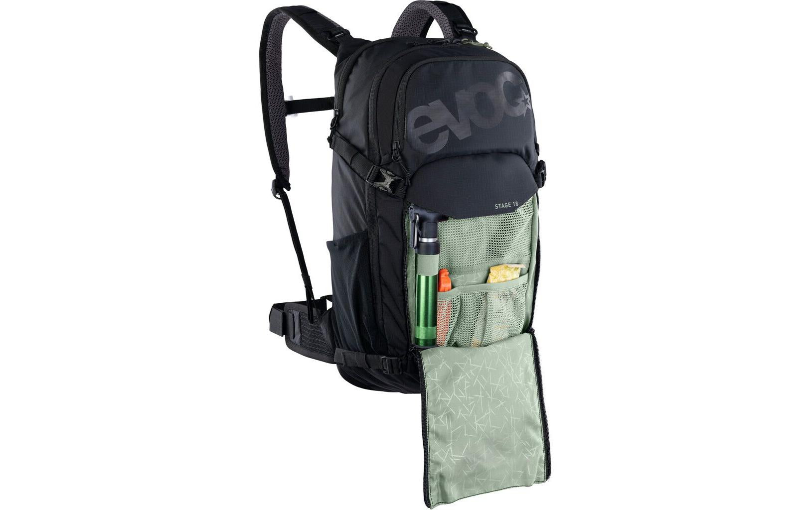 EVOC Stage – Bike-Rucksack – 18 l, Trinksystem, Schwarz