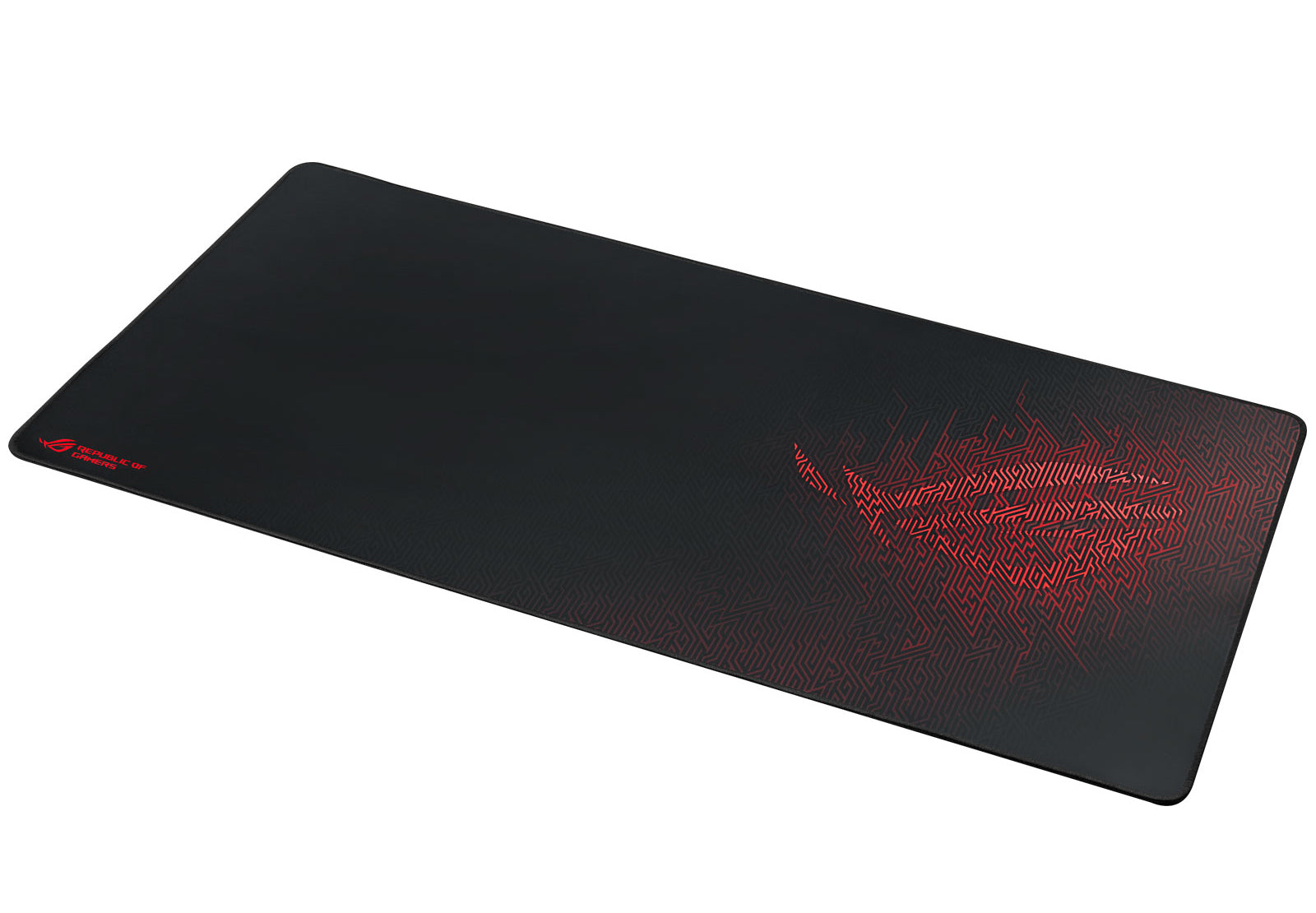 ASUS ROG Sheath – Gaming-Mauspad – 900 × 440 × 3 mm, Stoff/Gummi, Schwarz, Rot