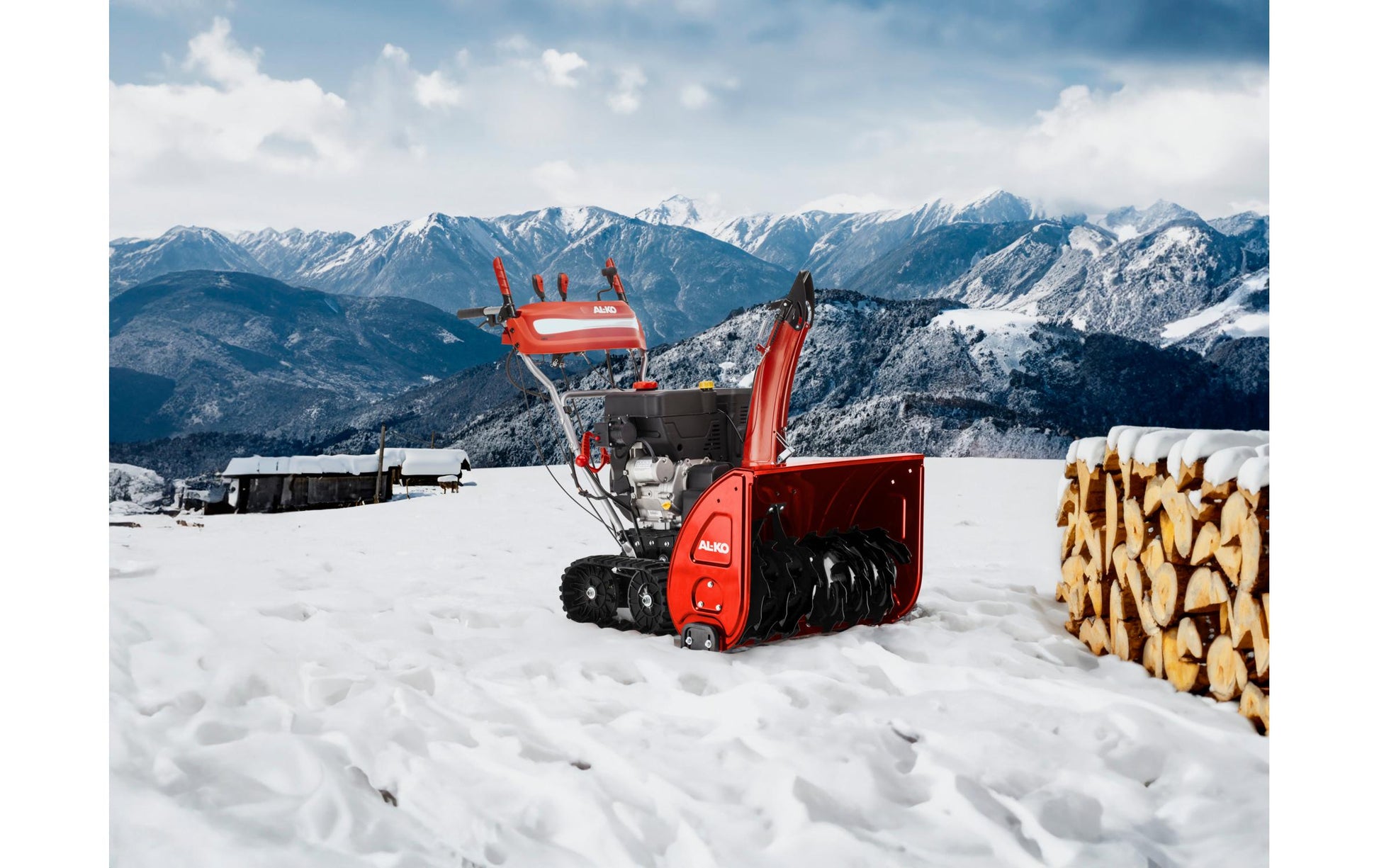 AL-KO 760.4 TE LED SNOWLINE Benzin-Schneefräse – 9000 W – Arbeitsbreite 76 cm – Elektrostart