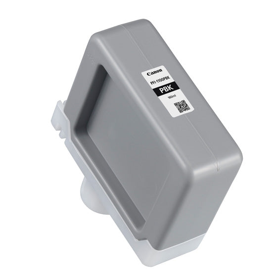 Canon Tintenpatrone PFI-1100PBK, Foto Schwarz, 160 ml, Original – für imagePROGRAF Pro-2000, Pro-4000 und andere