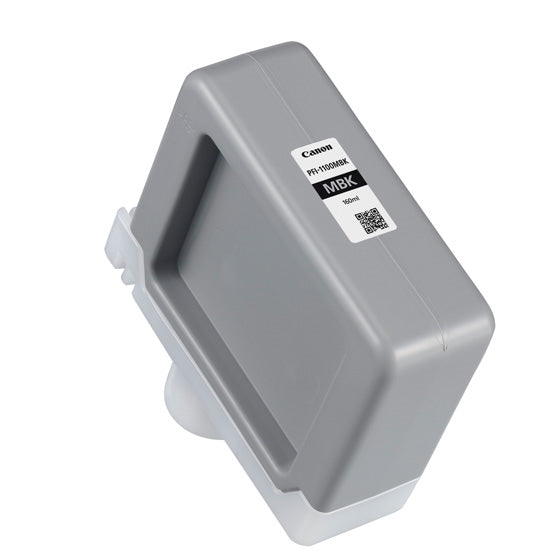 Canon Tintenpatrone PFI-1100MBK, Schwarz, 160 ml – für imagePROGRAF Pro-2000, Pro-4000, Pro-4000S und andere