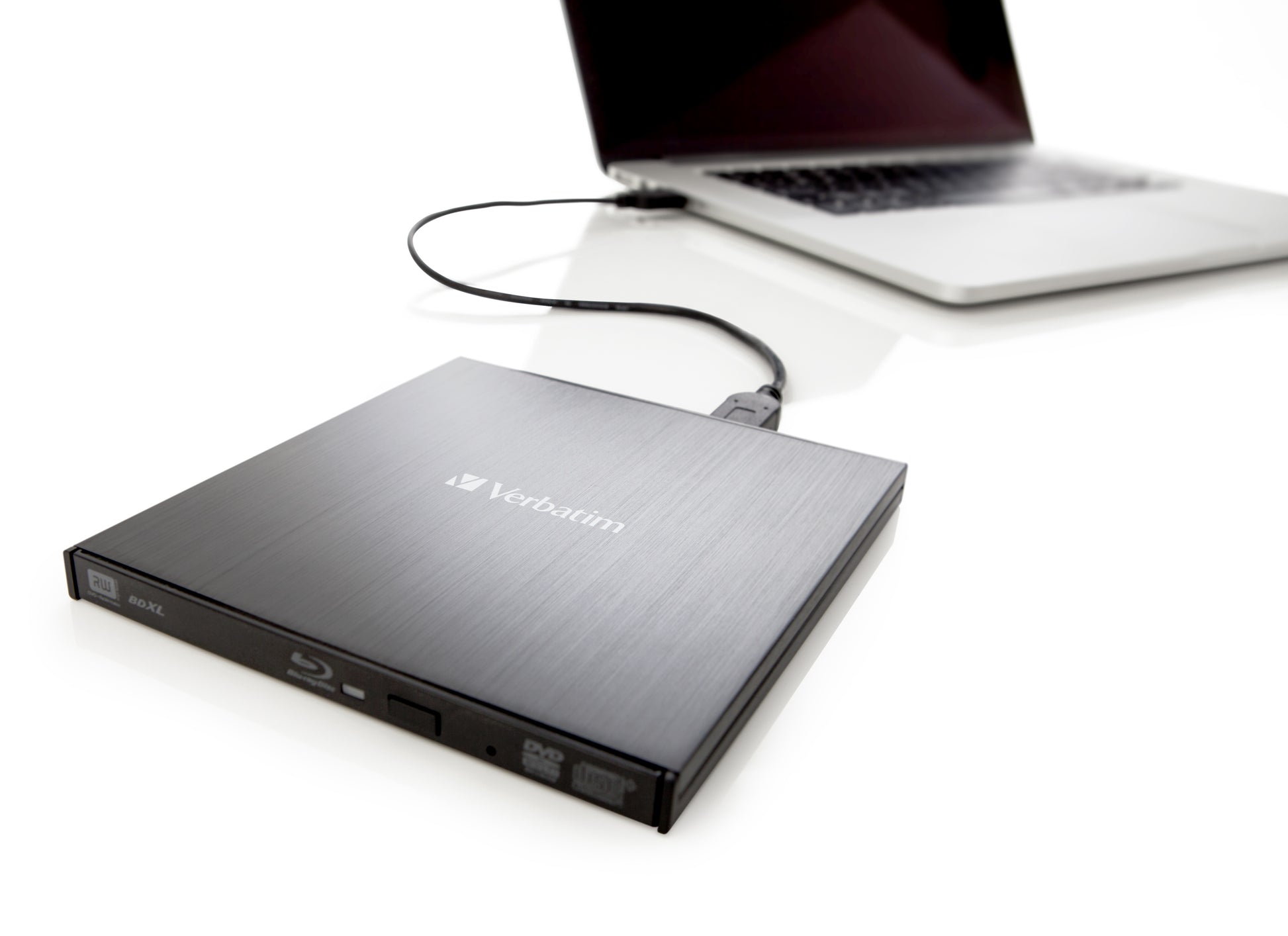 Verbatim Slimline Blu-ray-Writer (extern, Slot-In) – für Desktop/Laptop, USB 3.2 Gen 1