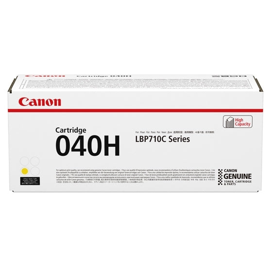 Canon Toner 040H – Gelb, 10'000 Seiten – für Canon LBP 710Cx/712Cx/712Ci