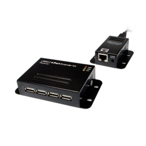 LogiLink UA0252 USB-Hub – USB 2.0, 5× USB-A, 2× RJ45, für Windows/Mac