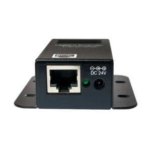 LogiLink UA0267 USB-Extender-Set USB zu RJ-45 – bis 50 m, USB 2.0 (480 Mbit/s), PoE – für USB-Geräte – Schwarz