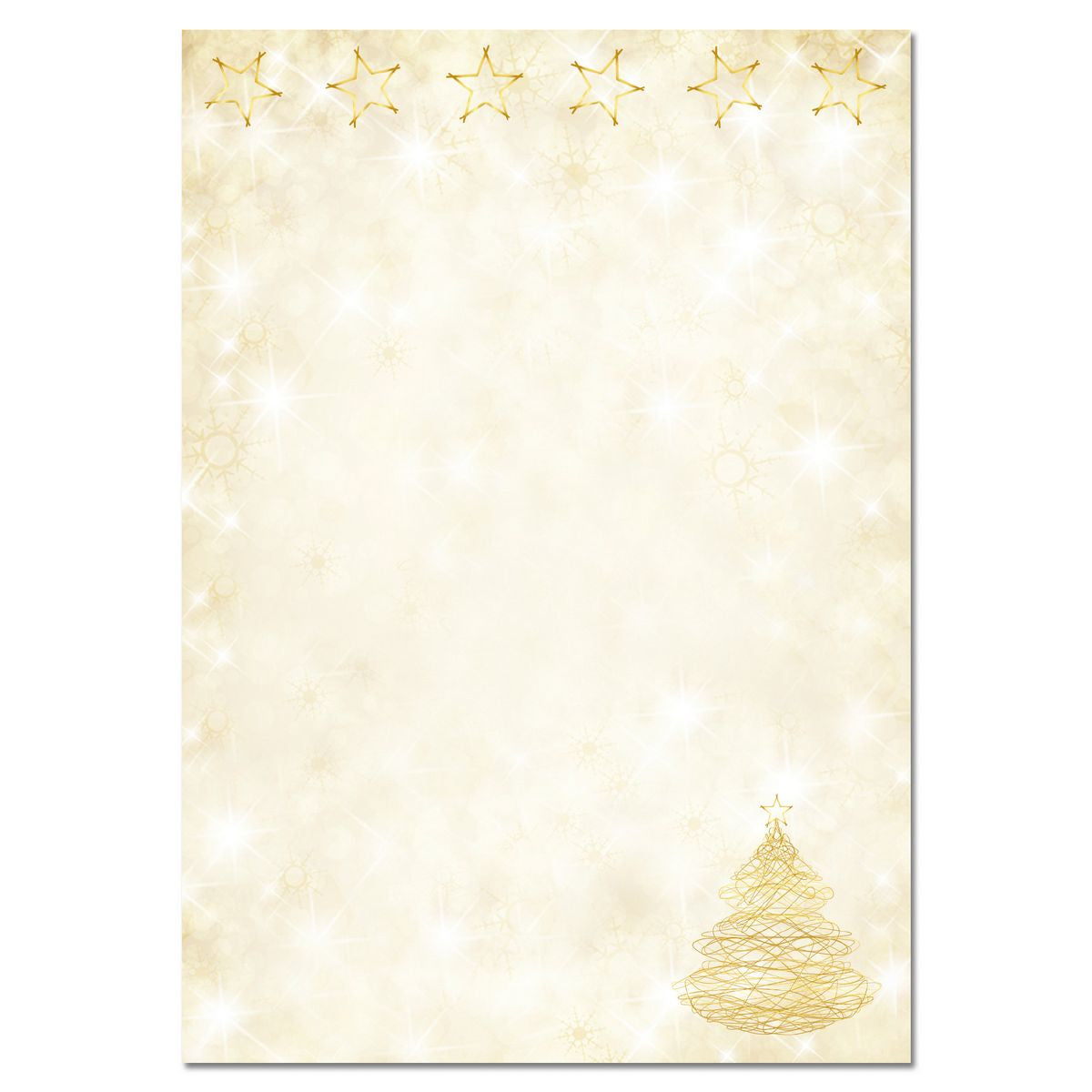 Sigel Motivpapier – A4, 90 g/m², Graceful Christmas – für Inkjet/Laser/Kopierer – FSC – 100 Blatt